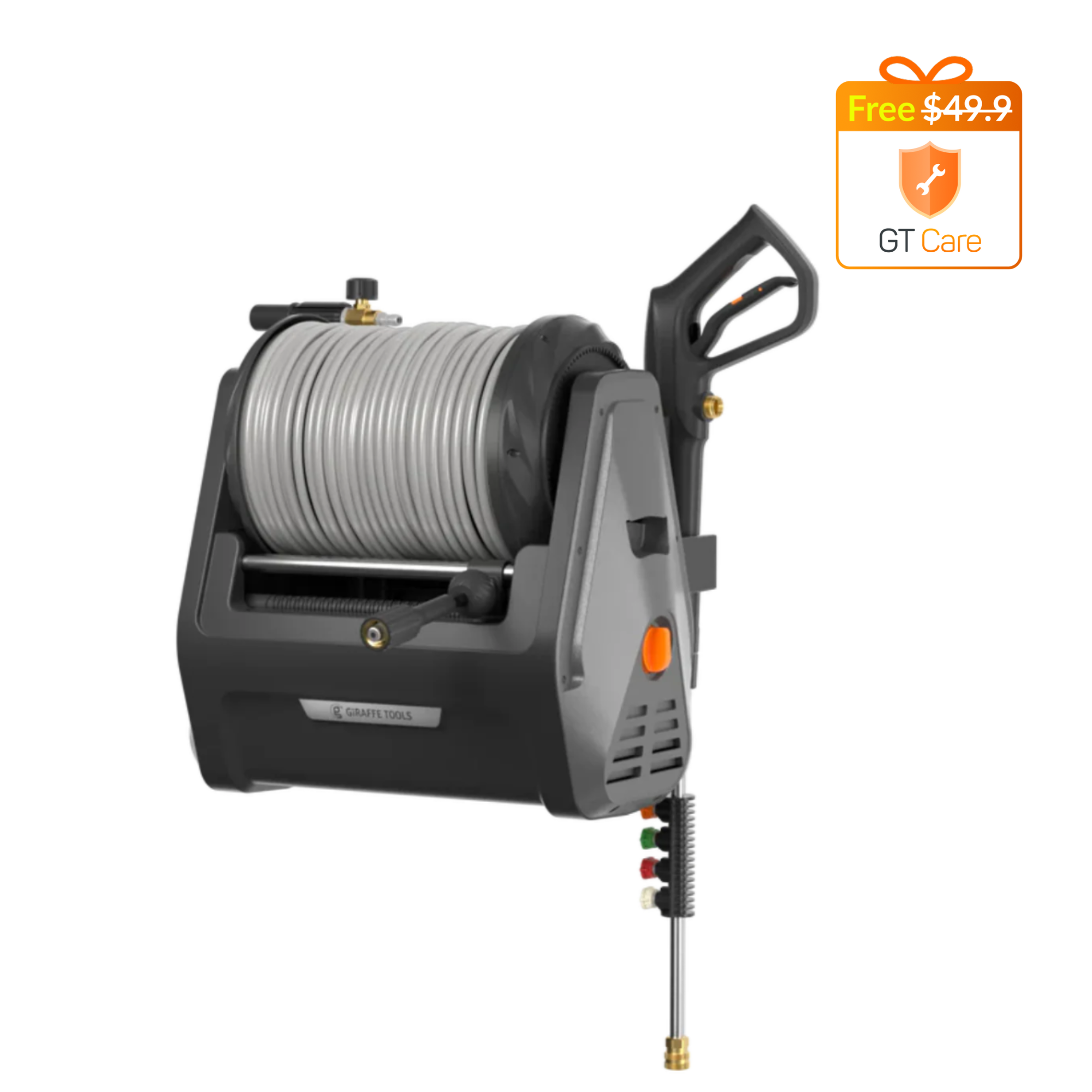 Grandfalls Retractable Pressure Washer Plus