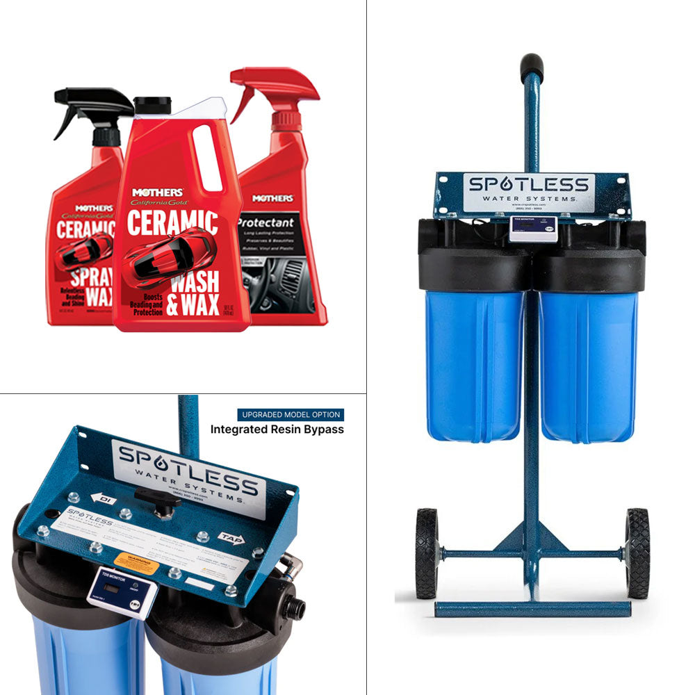 Spotless Water System + FREE Mothers Wash, Wax & Protect Kit
