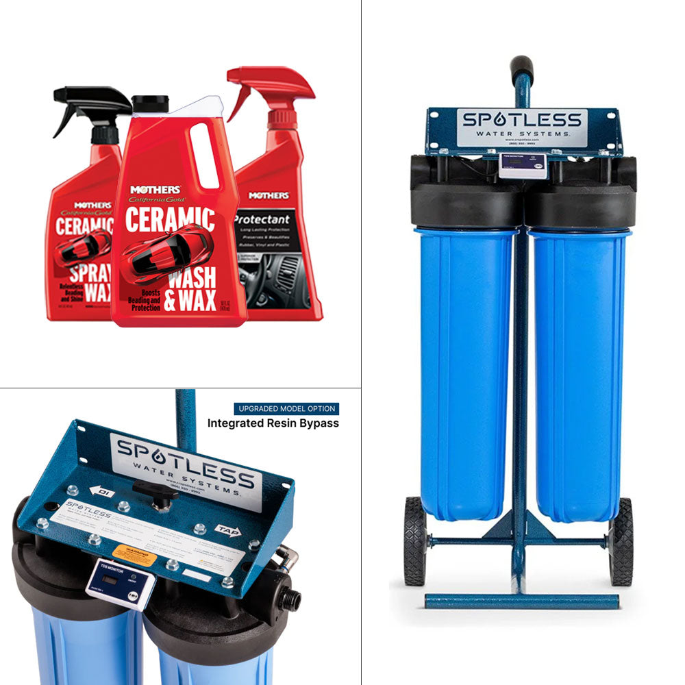 Spotless Water System + FREE Mothers Wash, Wax & Protect Kit