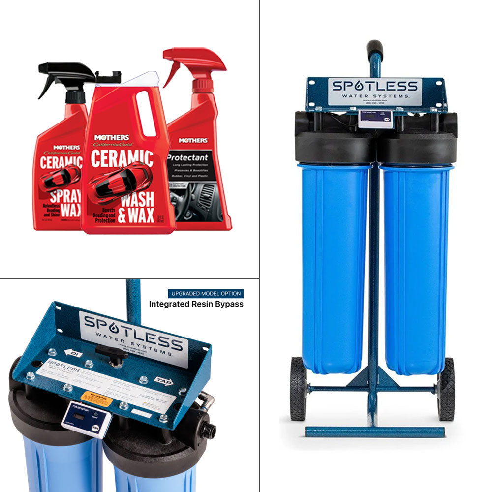 Spotless Water System + FREE Mothers Wash, Wax & Protect Kit