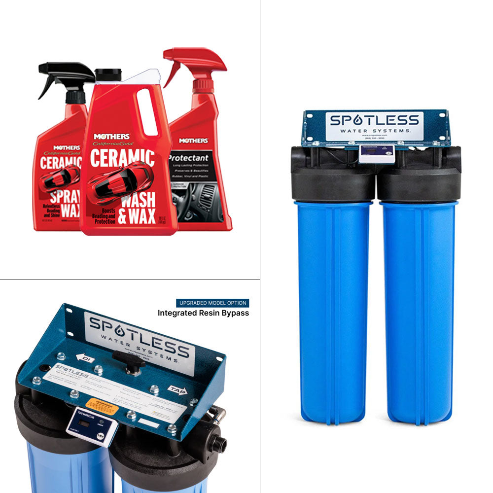 Spotless Water System + FREE Mothers Wash, Wax & Protect Kit