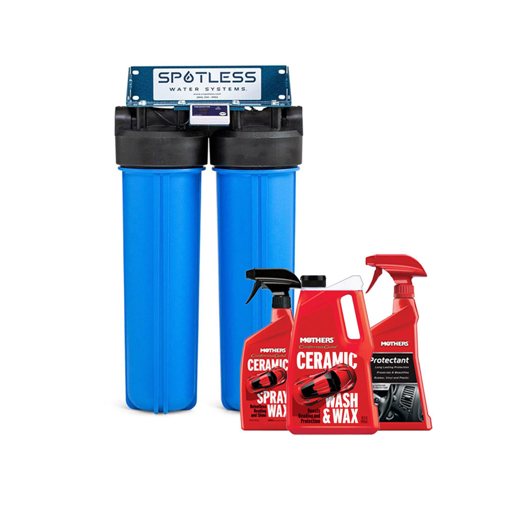 Spotless Water System + FREE Mothers Wash, Wax & Protect Kit