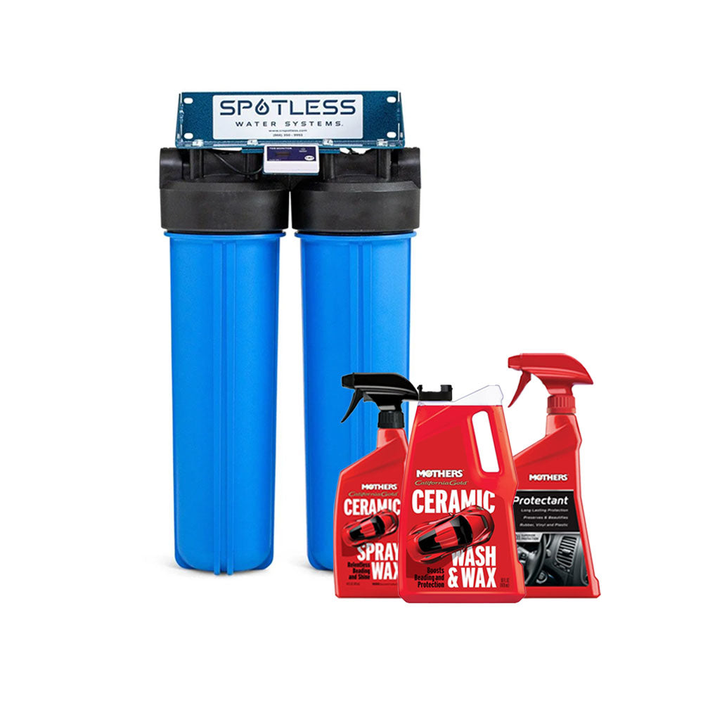 Spotless Water System + FREE Mothers Wash, Wax & Protect Kit