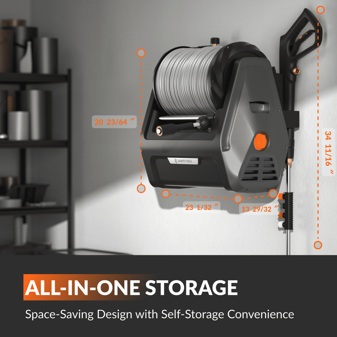 Grandfalls Retractable Pressure Washer Plus