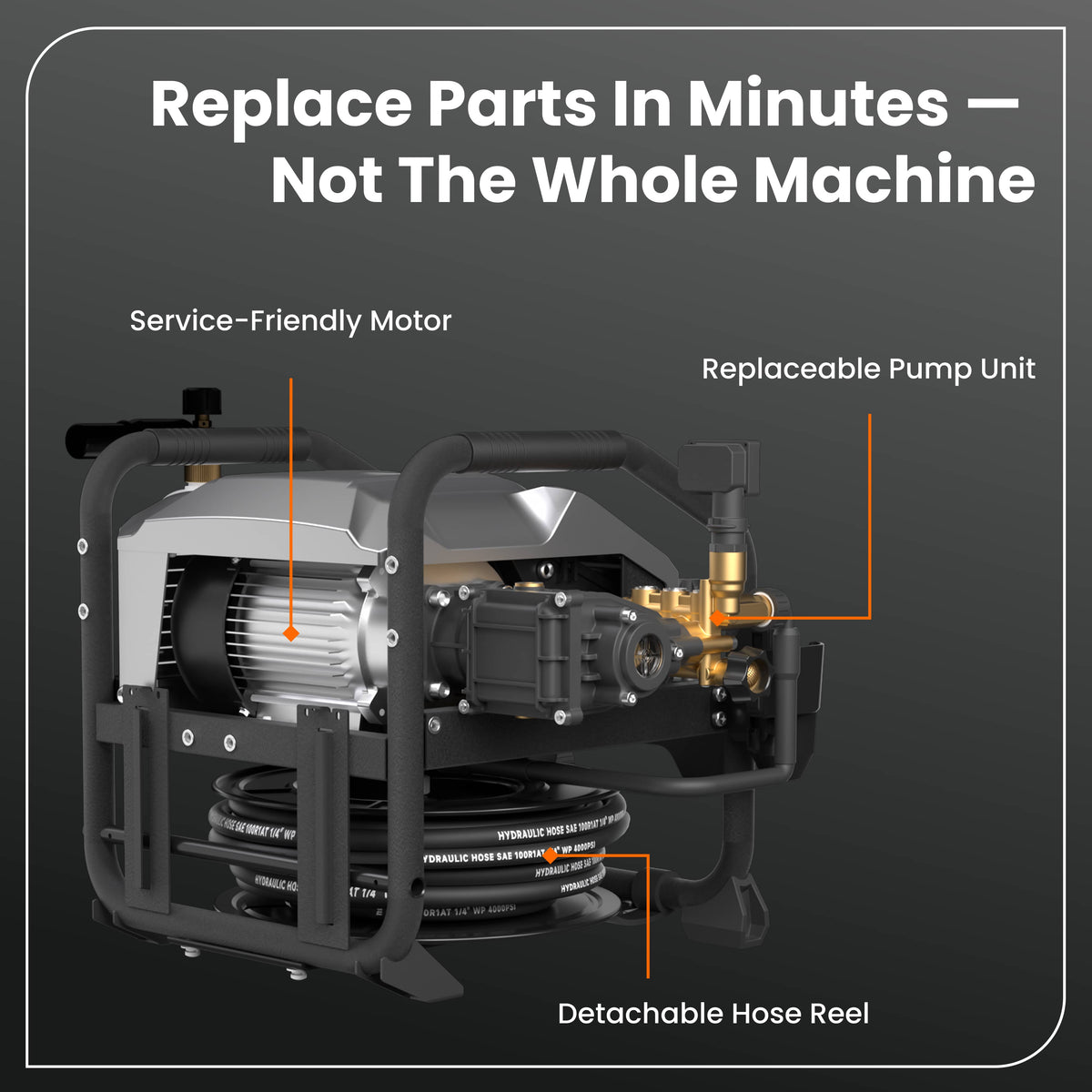 Crossfalls Retractable Pressure Washer Ultra