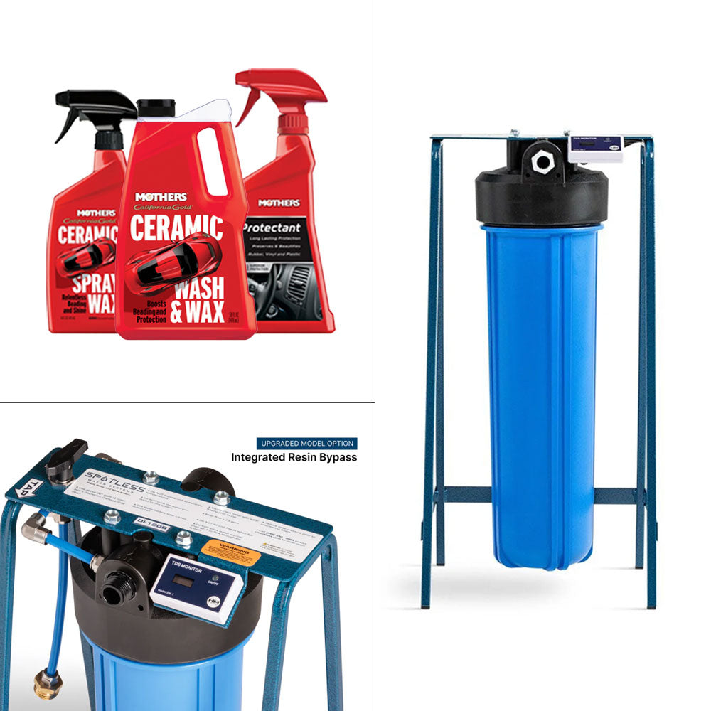 Spotless Water System + FREE Mothers Wash, Wax & Protect Kit
