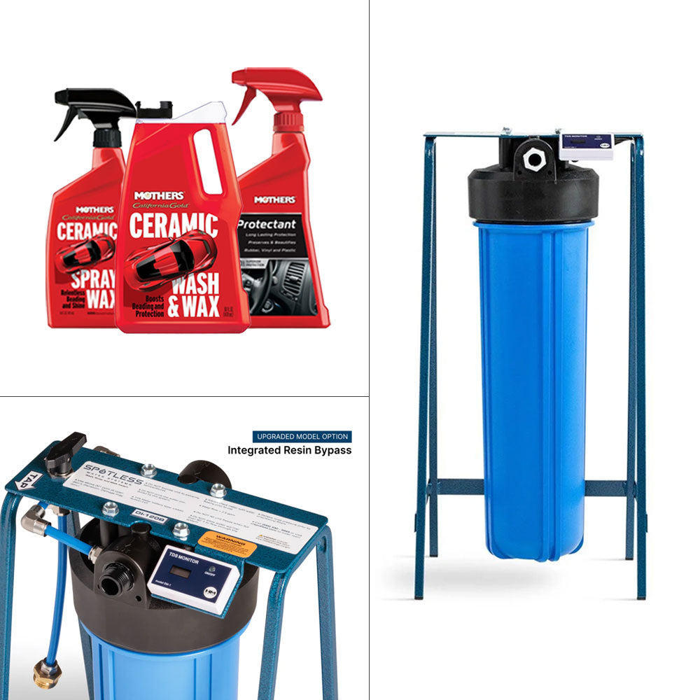 Spotless Water System + FREE Mothers Wash, Wax & Protect Kit