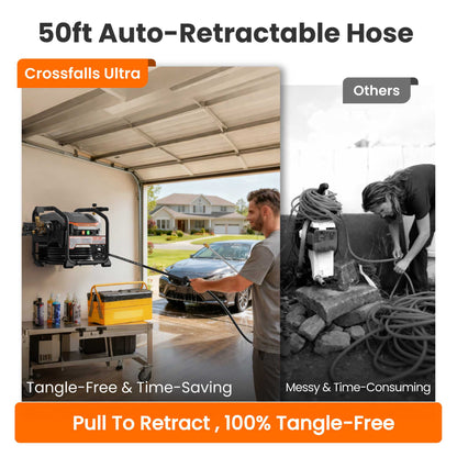 Crossfalls Retractable Pressure Washer Ultra